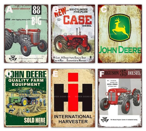 Vintage style farm tractors - vintage,