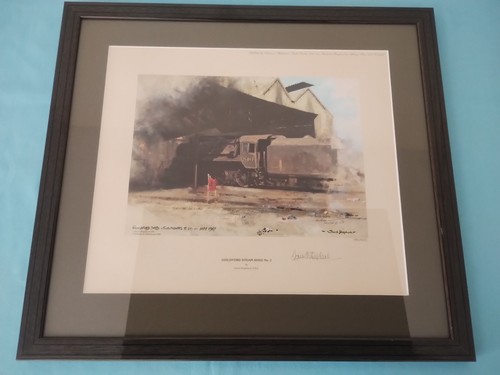David shepherd framed - shepherd, signed
